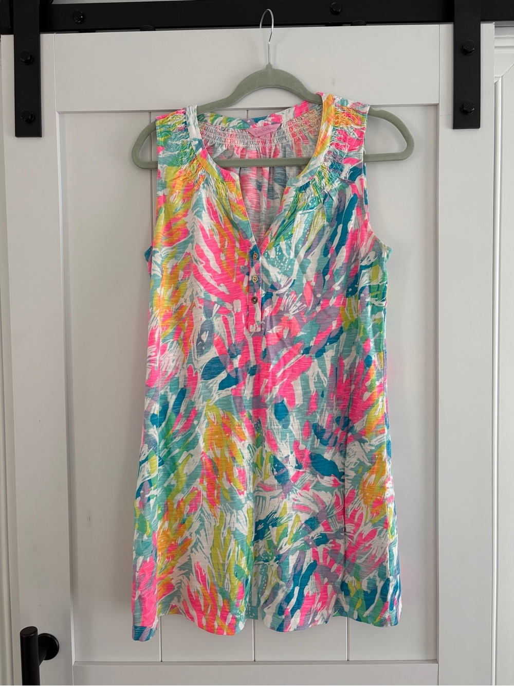 Lilly Pulitzer Multicolor Pink Blue Green Floral Top